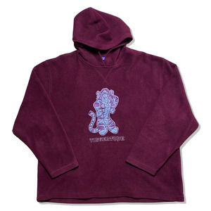 Vintage Y2K Fleece Disney Tigger "Tiggertude" Hoodie with embroidered design